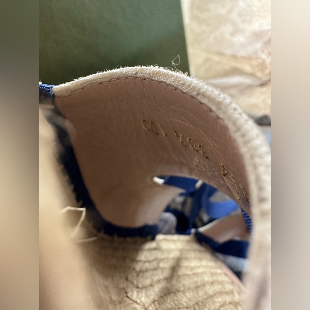 AUTHENTIC GUCCI ESPADRILLE wedge size 38.5 - Picture 4 of 7